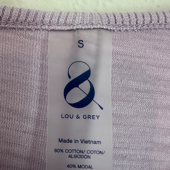 LOFT Lou & Grey Dolman Long Sleeve Top, Pink, Size Small - Picture 4 of 9